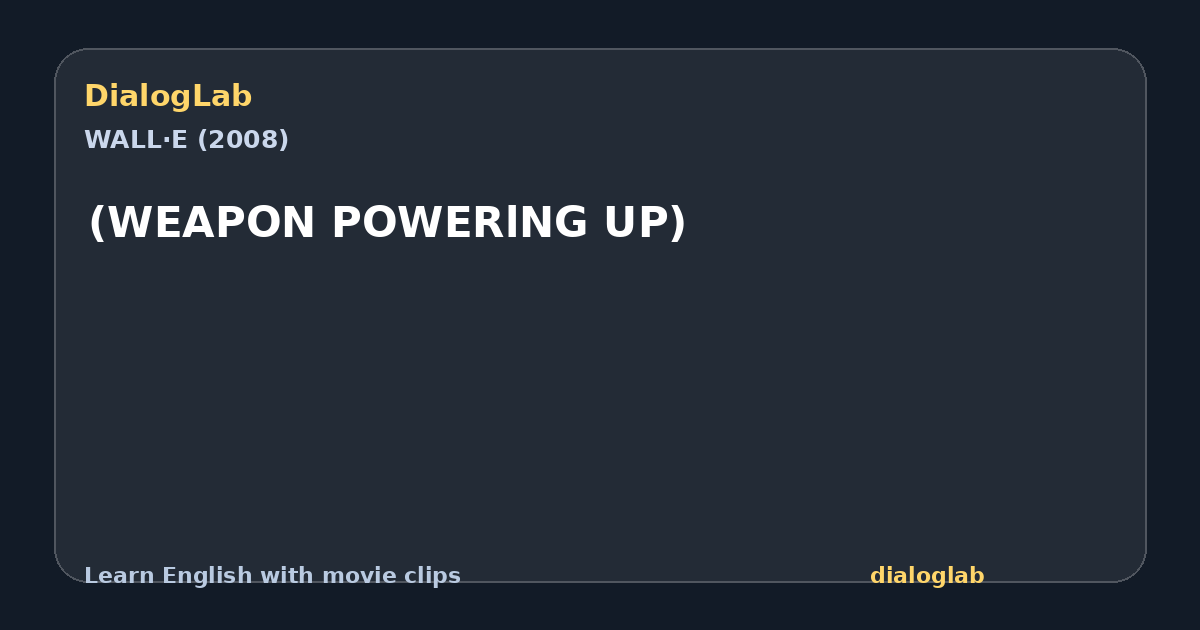 Share card for (WEAPON POWERlNG UP)