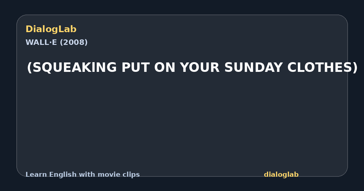 Share card for (SQUEAKlNG PUT ON YOUR SUNDAY CLOTHES)