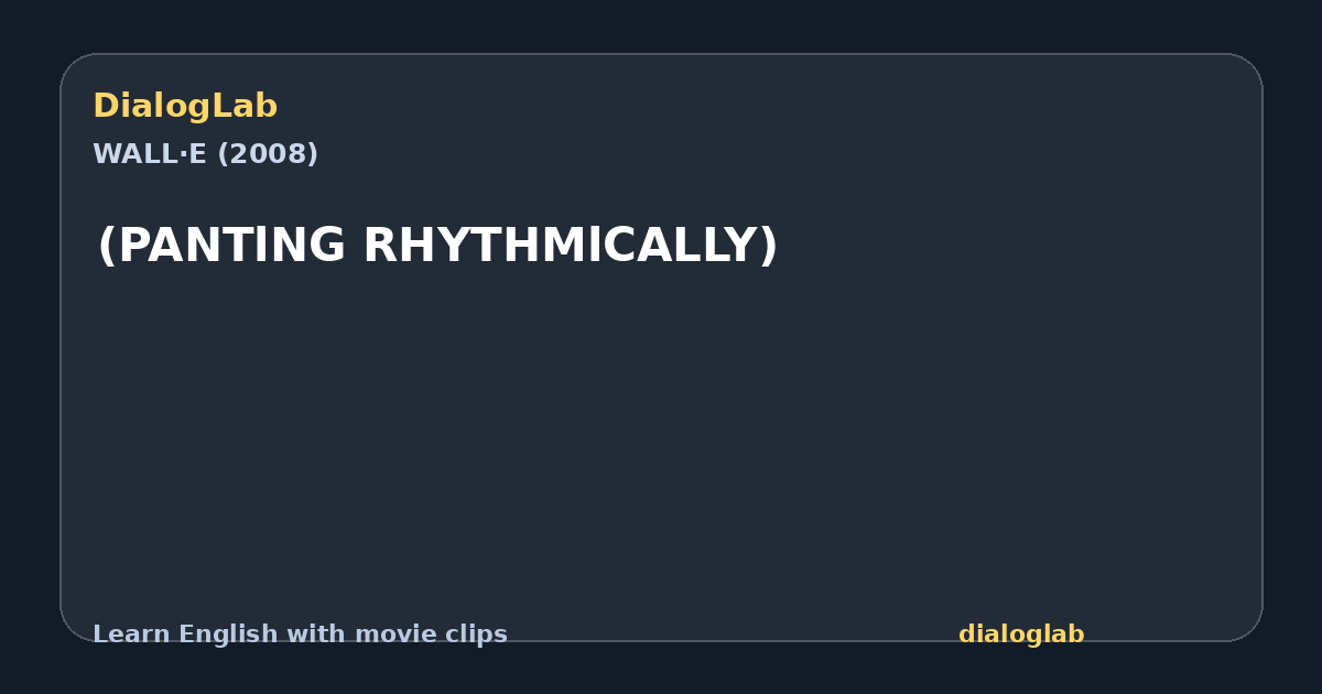 Share card for (PANTlNG RHYTHMlCALLY)