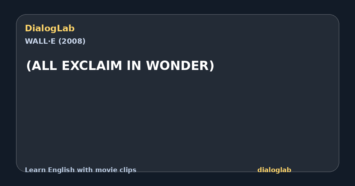 Share card for (ALL EXCLAlM lN WONDER)