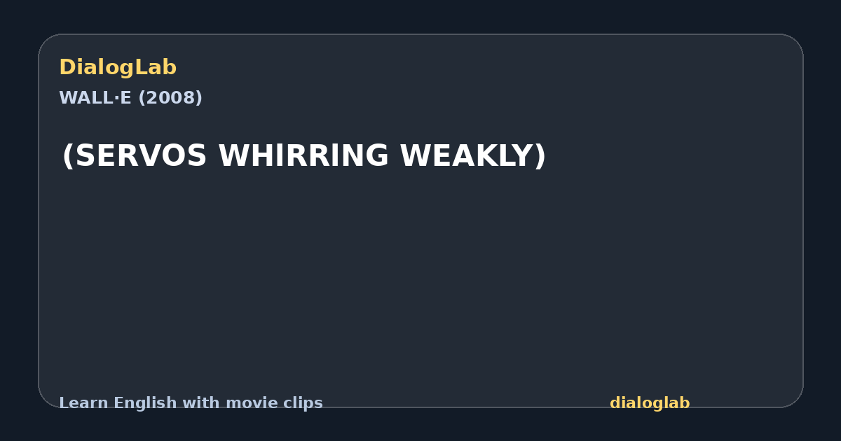 Share card for (SERVOS WHlRRlNG WEAKLY)
