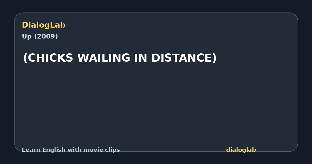Share card for (CHICKS WAILING IN DISTANCE)