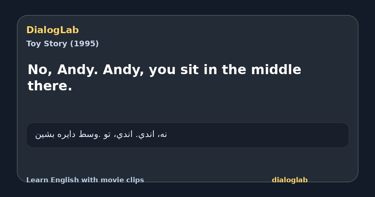 Share card for No, Andy. Andy, you sit in the middle there.