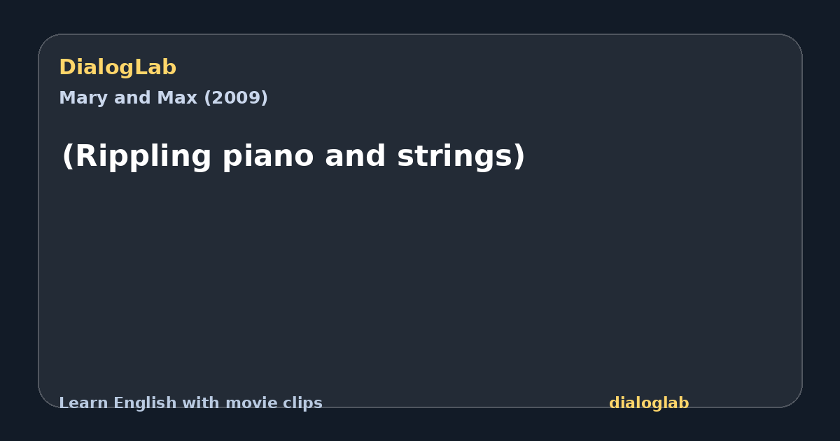 Share card for (Rippling piano and strings)