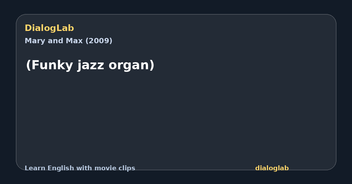 Share card for (Funky jazz organ)