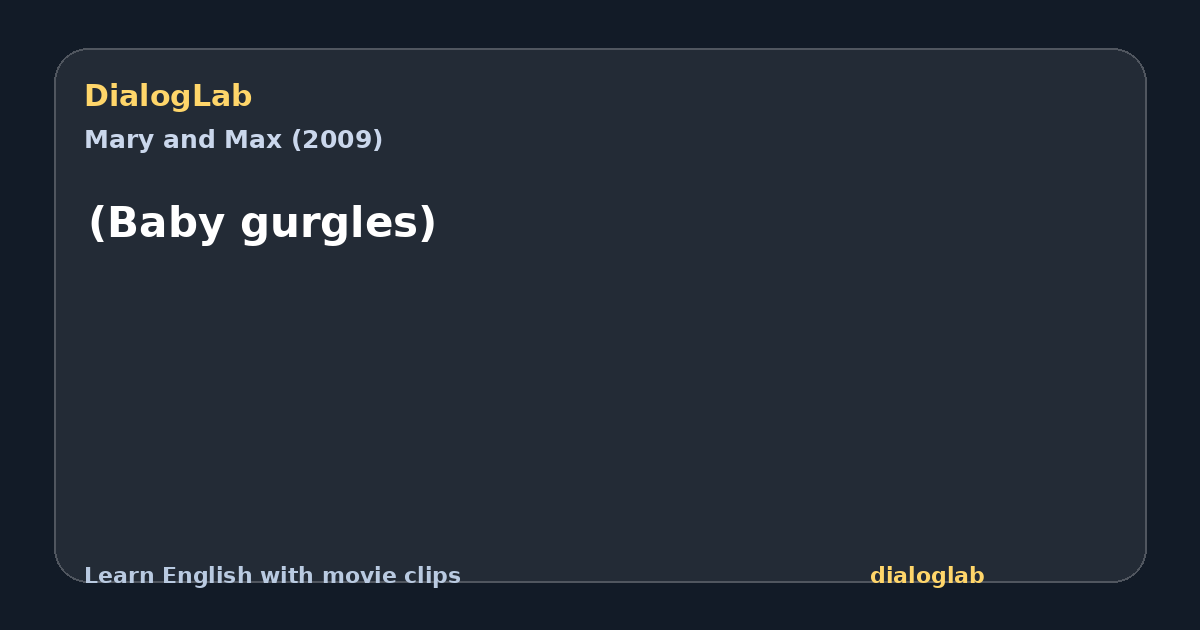 Share card for (Baby gurgles)