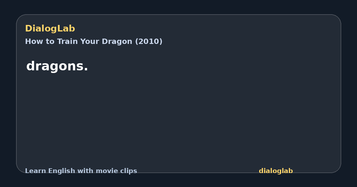 Share card for dragons.