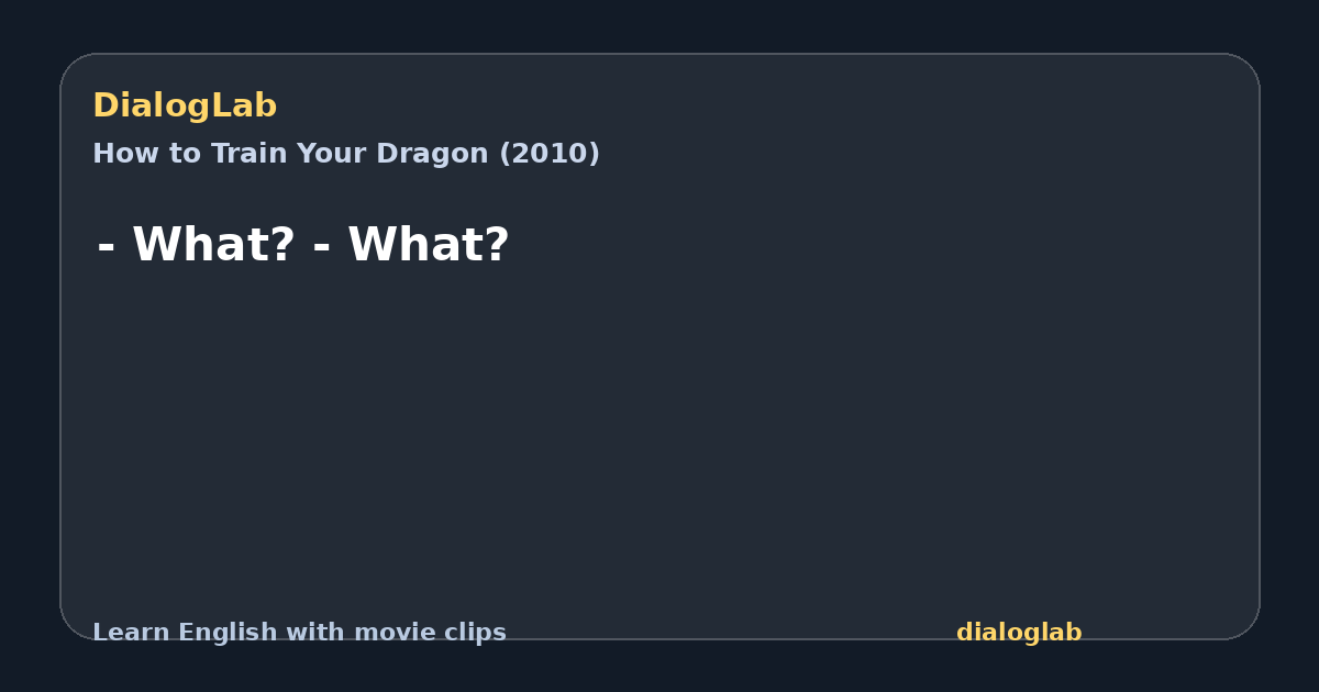 Share card for - What? - What?