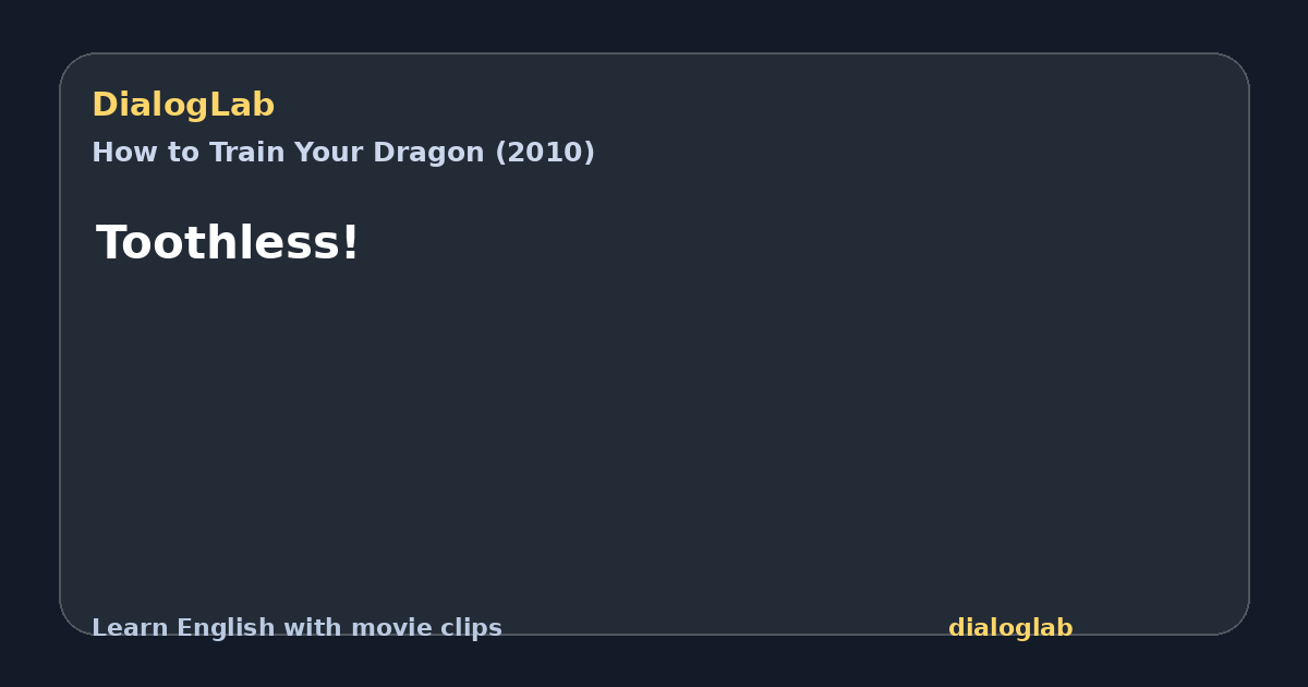 Share card for Toothless!
