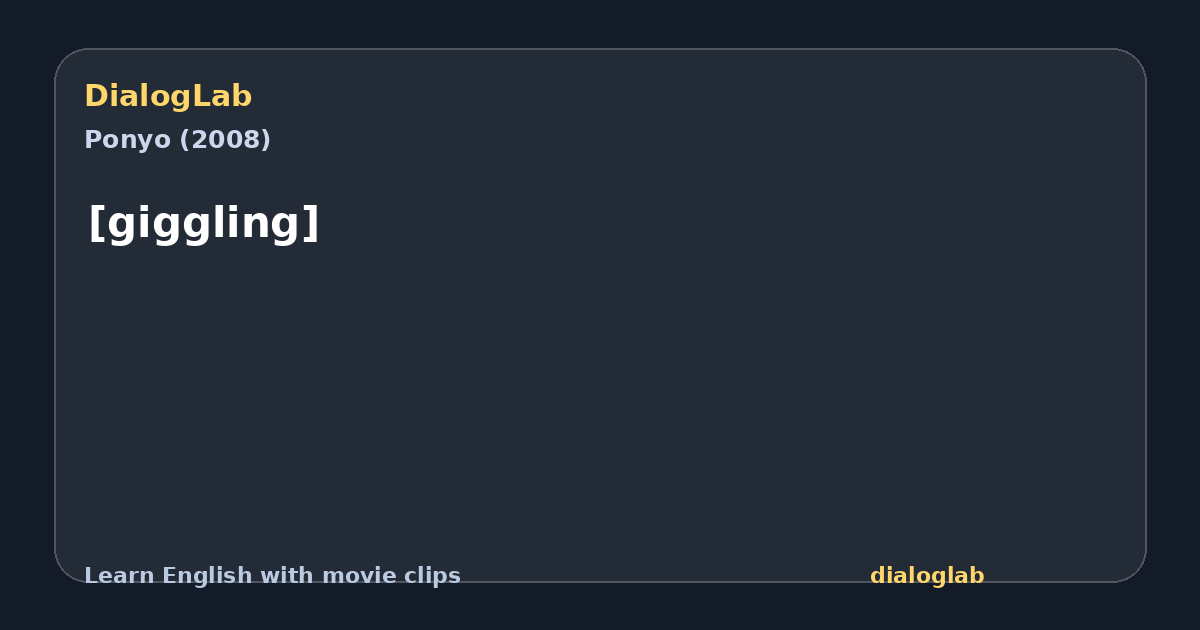 Share card for [giggling]