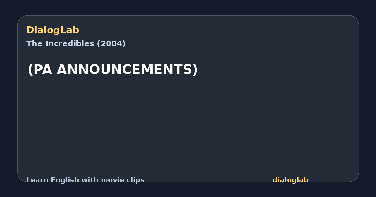 Share card for (PA ANNOUNCEMENTS)