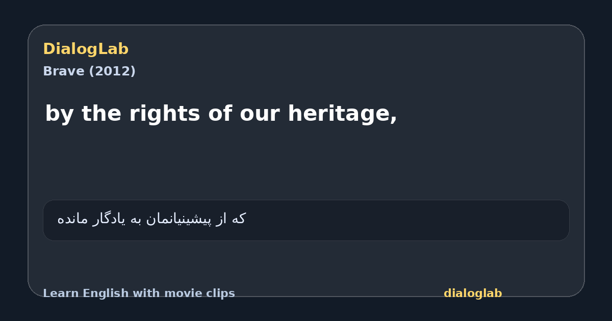 Share card for by the rights of our heritage,