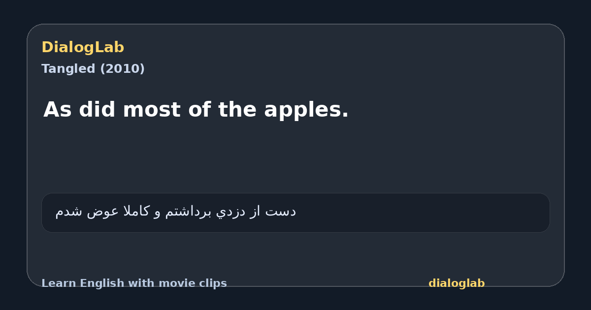 Share card for As did most of the apples.