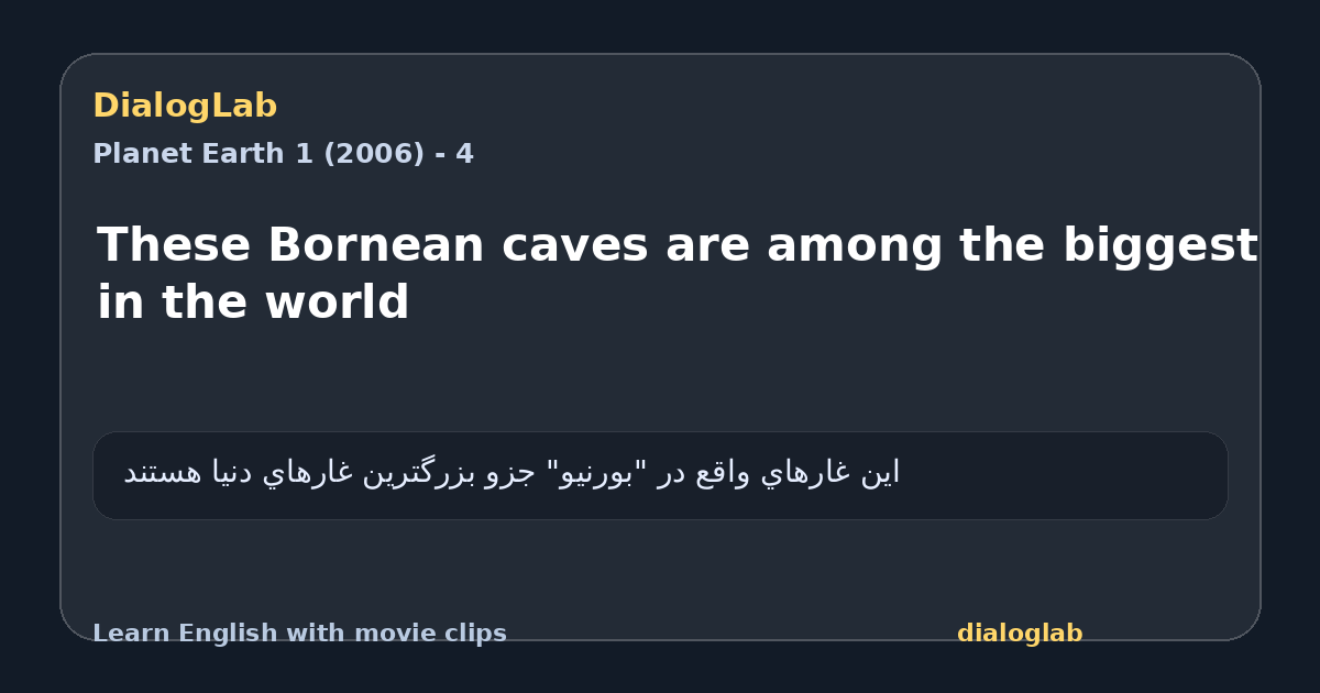 Share card for These Bornean caves are among the biggest in the world