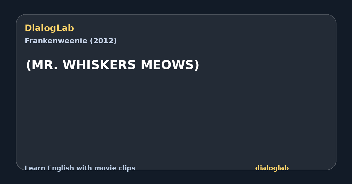 Share card for (MR. WHISKERS MEOWS)