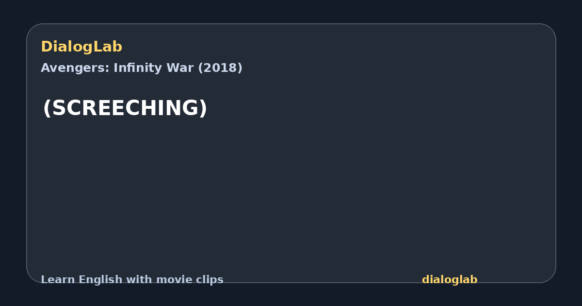 Share card for (SCREECHING)