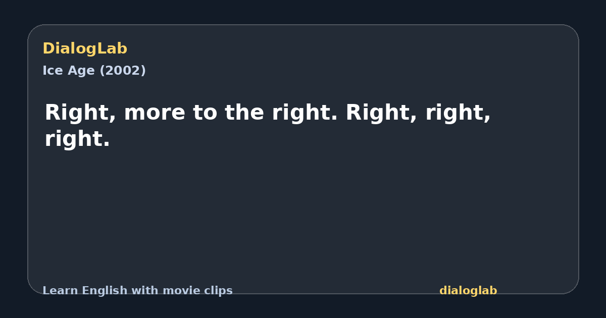 Share card for Right, more to the right. Right, right, right.