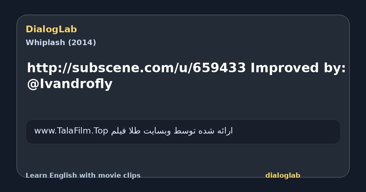 Share card for http://subscene.com/u/659433 Improved by: @Ivandrofly
