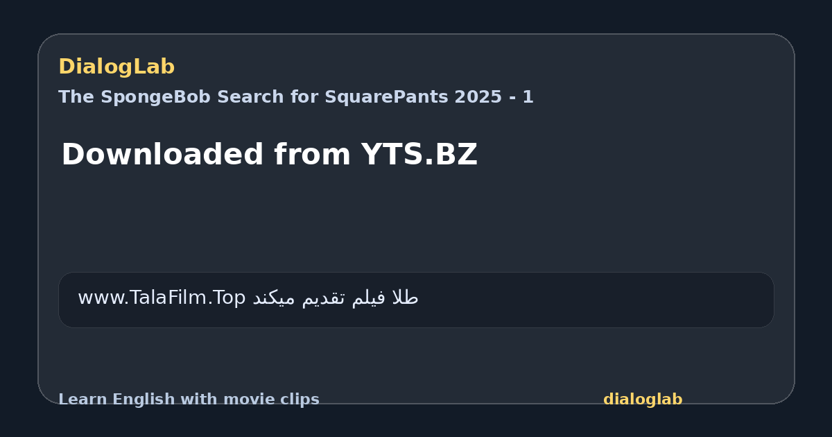 Share card for Downloaded from YTS.BZ
