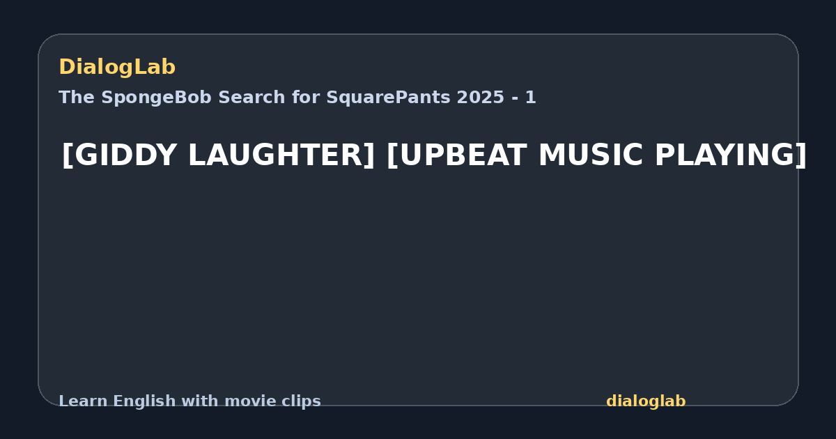 Share card for [GIDDY LAUGHTER] [UPBEAT MUSIC PLAYING]