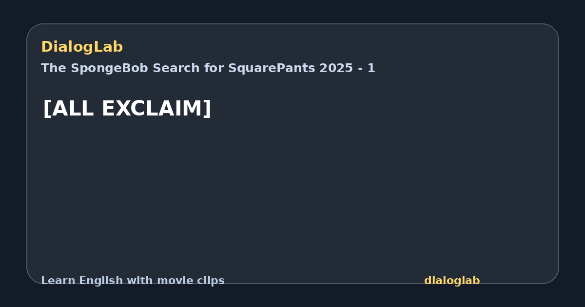 Share card for [ALL EXCLAIM]