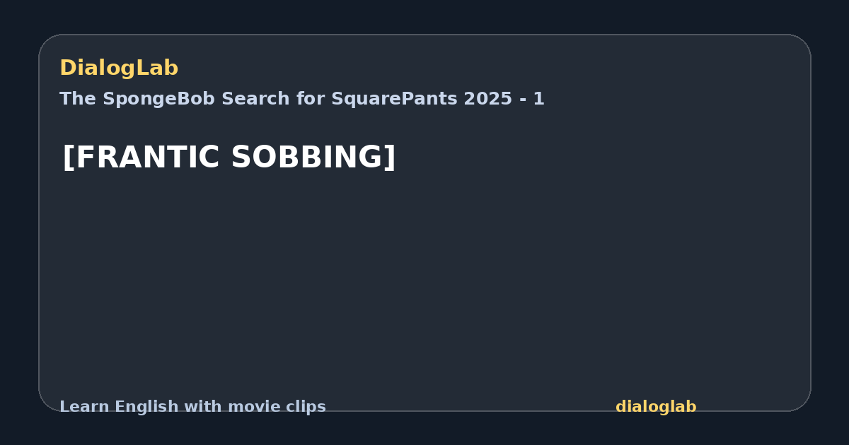 Share card for [FRANTIC SOBBING]