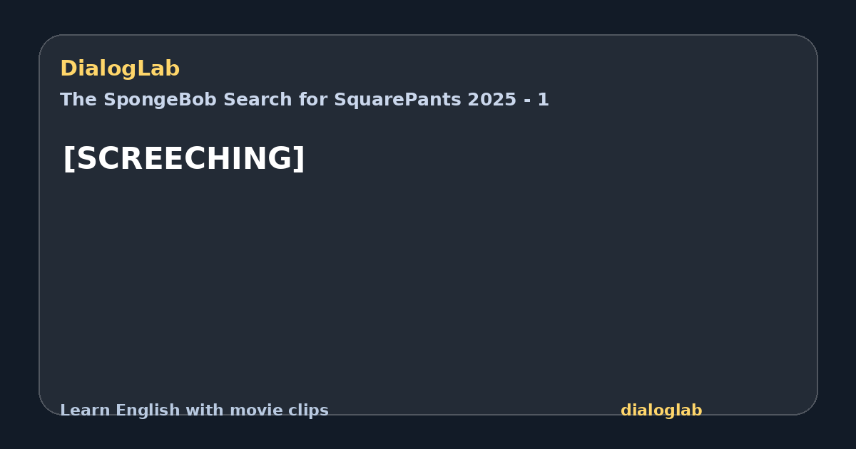 Share card for [SCREECHING]