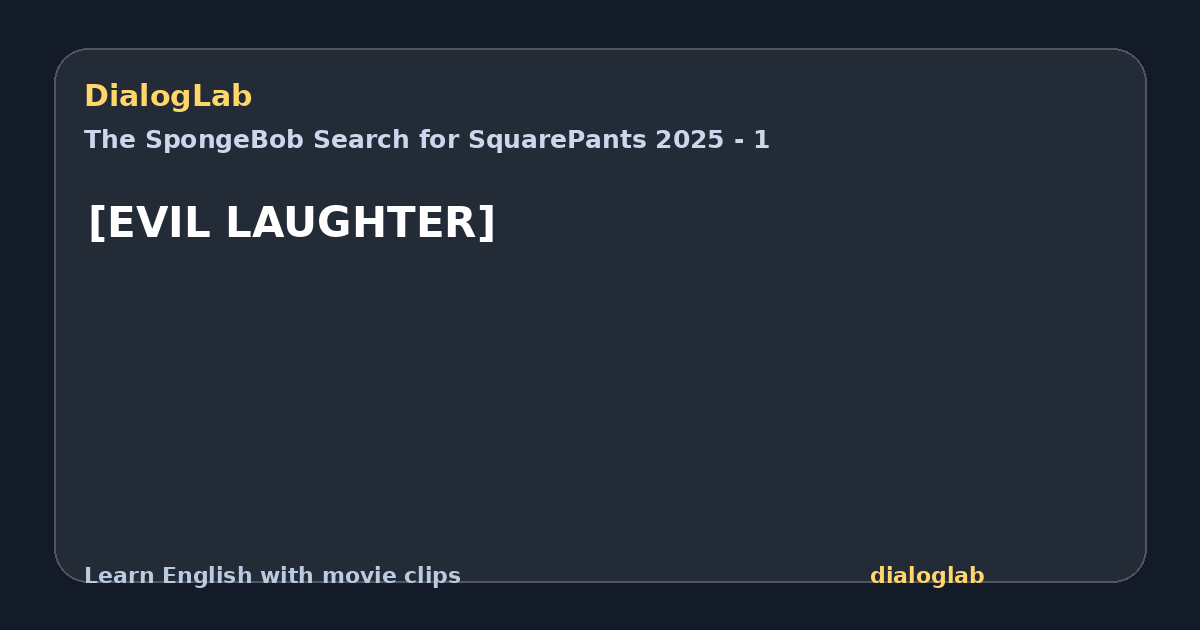 Share card for [EVIL LAUGHTER]