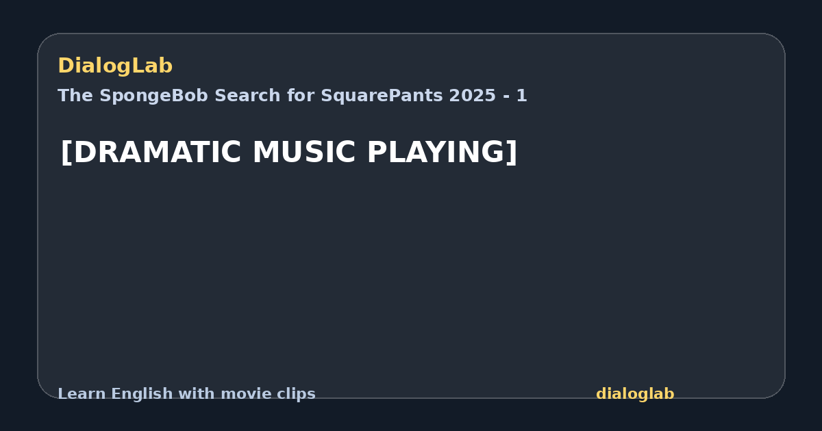 Share card for [DRAMATIC MUSIC PLAYING]