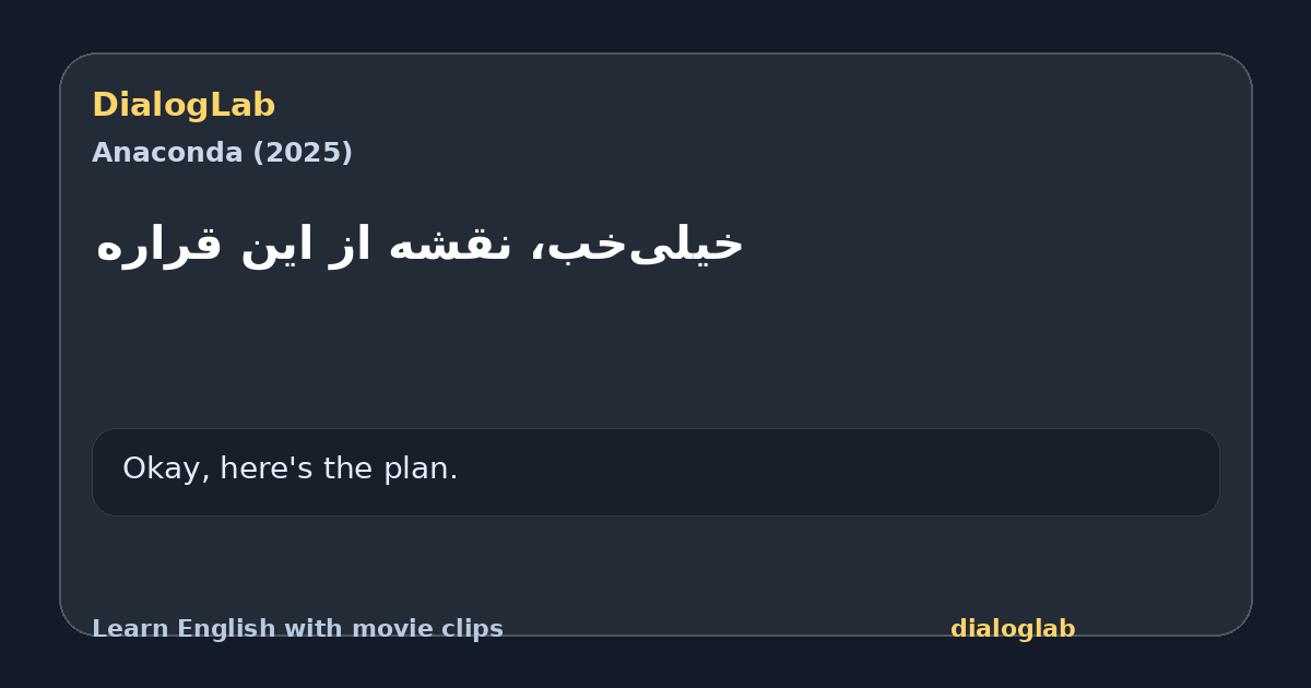 Share card for خیلی‌خب، نقشه از این قراره