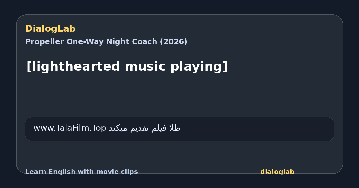 Share card for [lighthearted music playing]