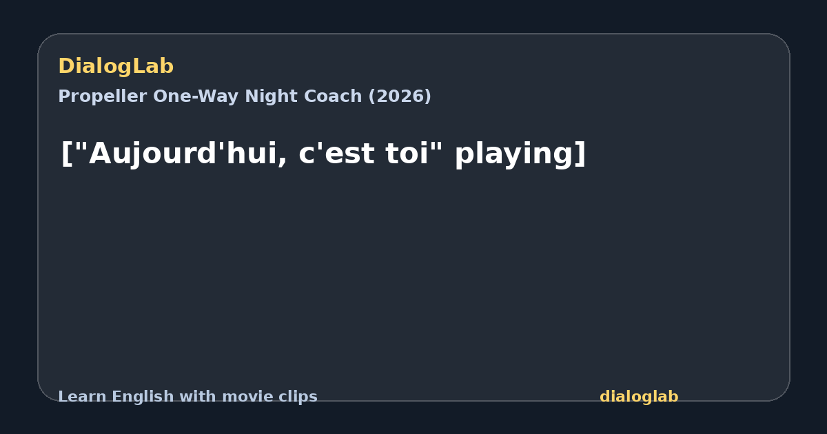 Share card for ["Aujourd'hui, c'est toi" playing]