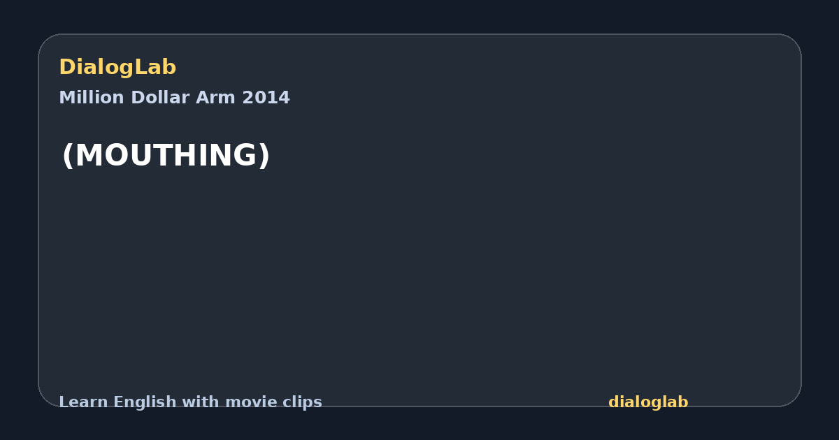 Share card for (MOUTHING)