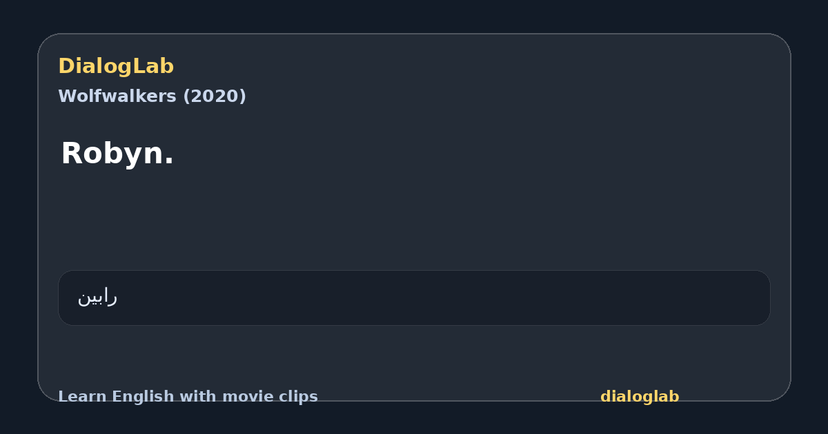 Share card for Robyn.