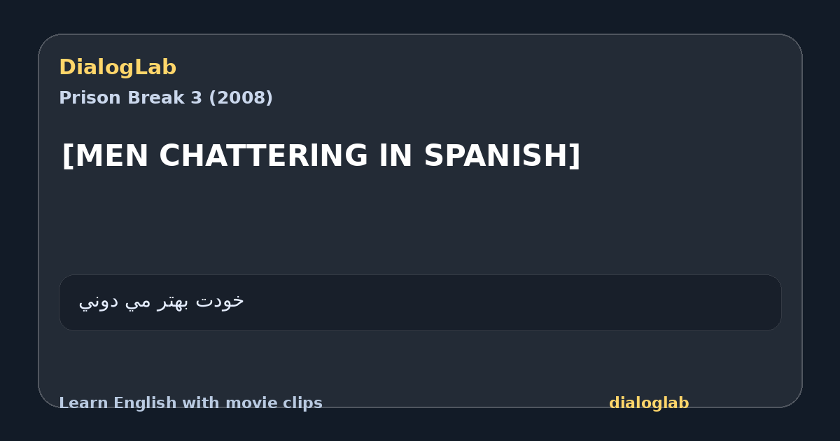 Share card for [MEN CHATTERlNG lN SPANISH]