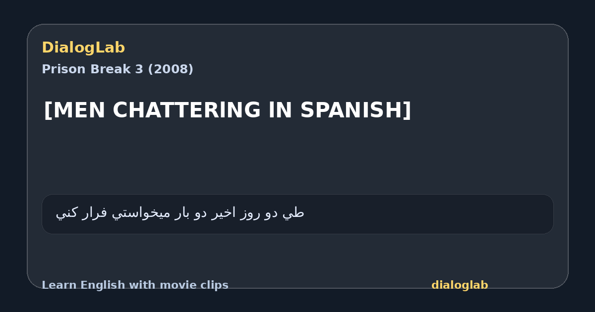 Share card for [MEN CHATTERlNG lN SPANISH]