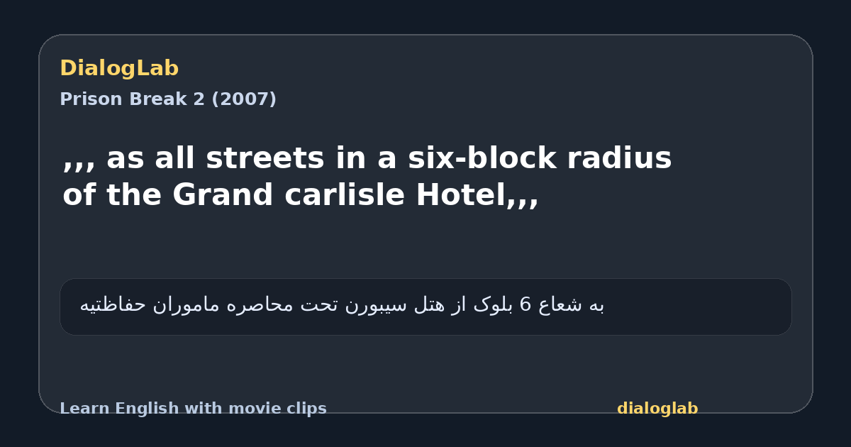 Share card for ,,, as all streets in a six-block radius of the Grand carlisle Hotel,,,