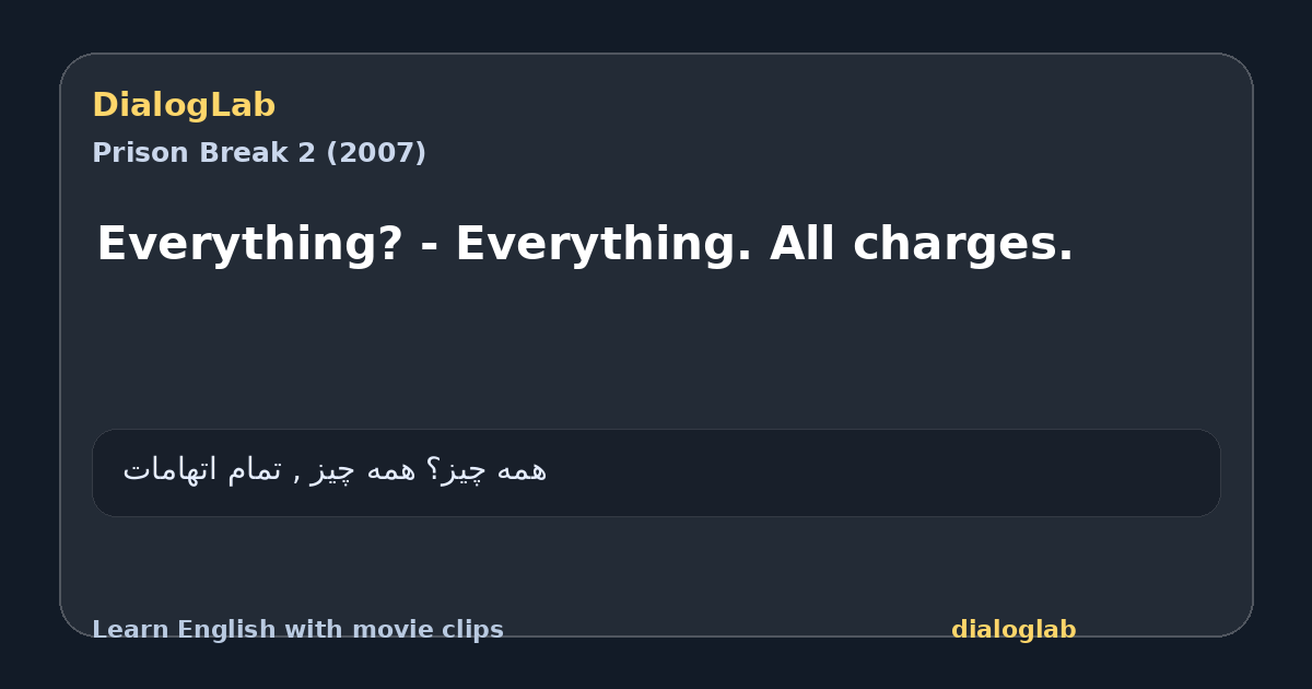Share card for Everything? - Everything. All charges.