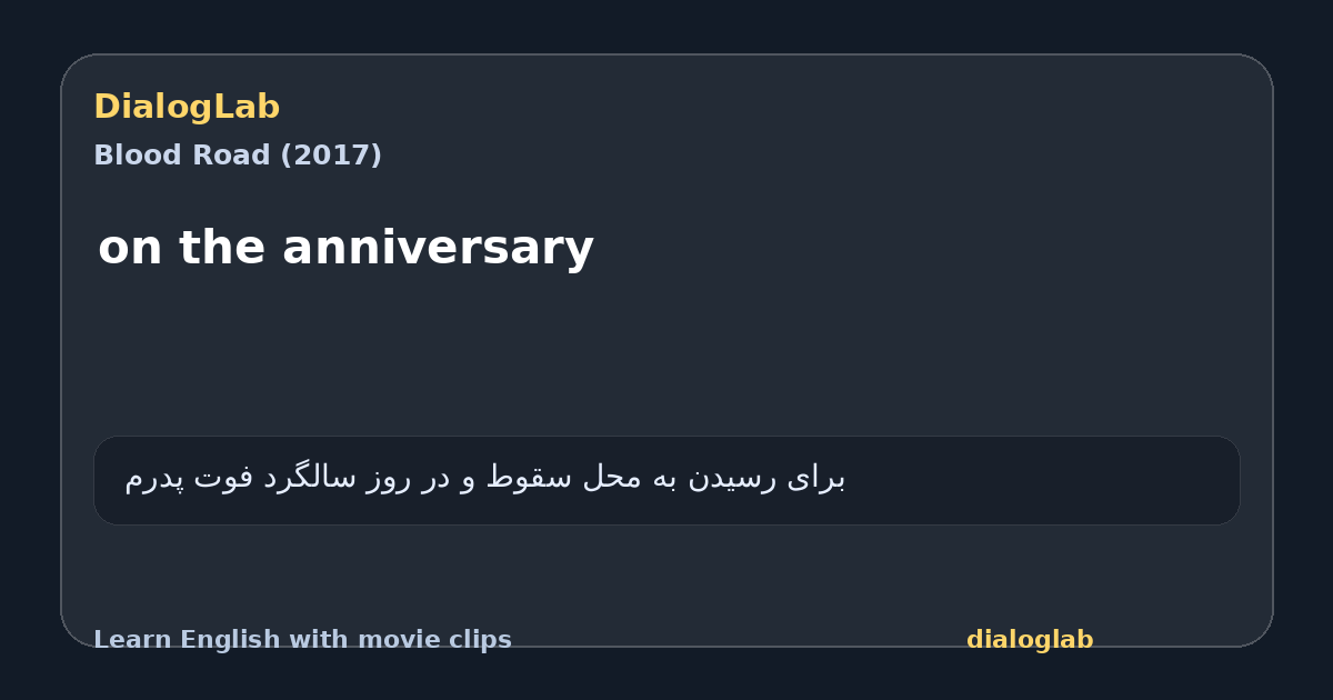 Share card for on the anniversary