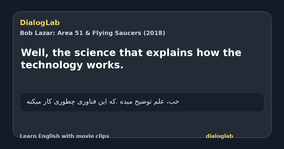 Share card for Well, the science that explains how the technology works.