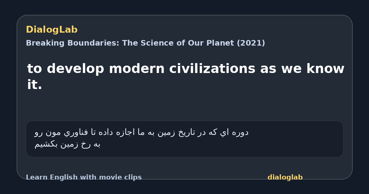 Share card for to develop modern civilizations as we know it.