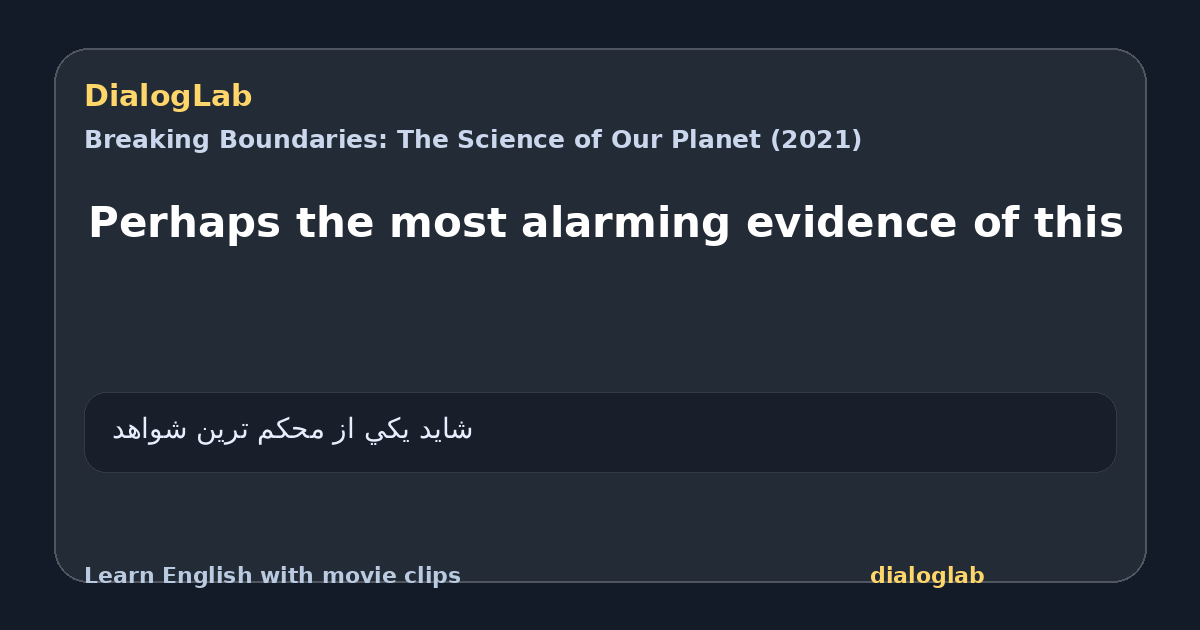 Share card for Perhaps the most alarming evidence of this