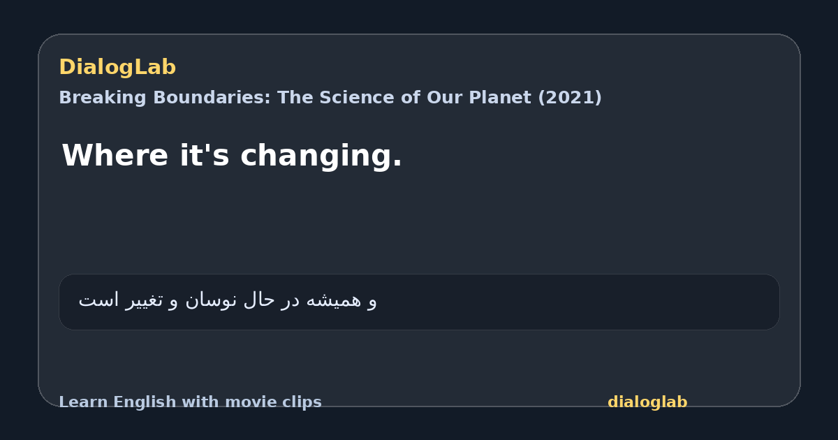 Share card for Where it's changing.