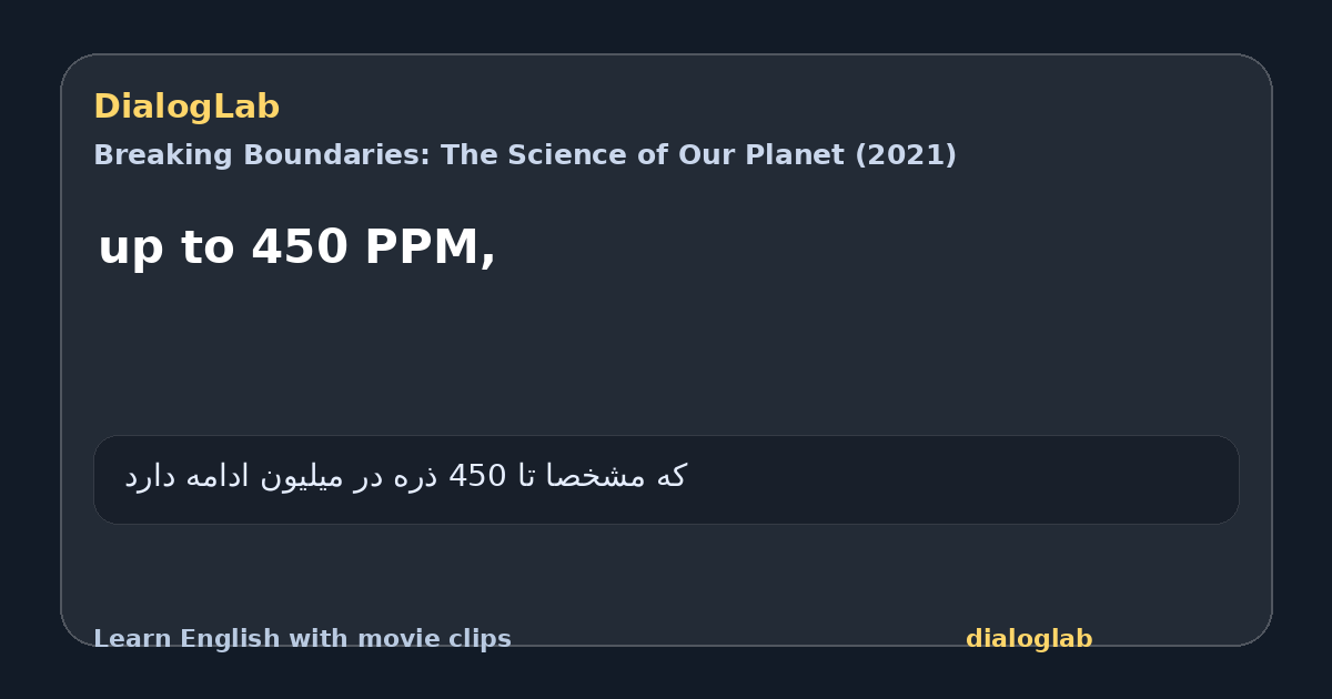 Share card for up to 450 PPM,