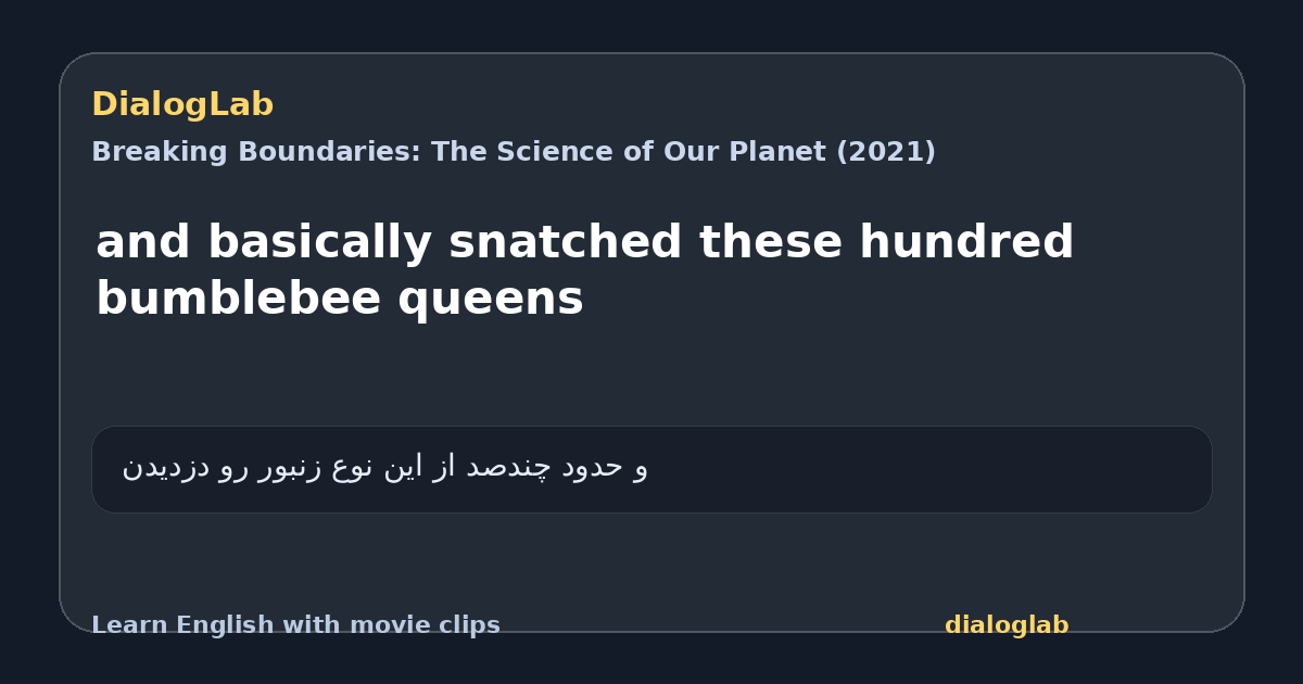 Share card for and basically snatched these hundred bumblebee queens