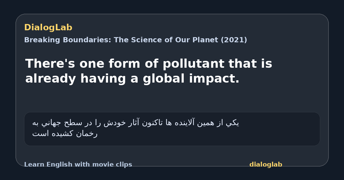Share card for There's one form of pollutant that is already having a global impact.