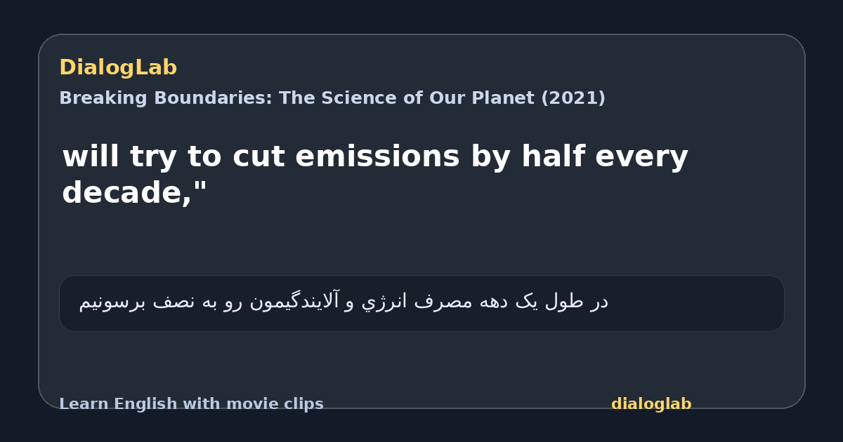 Share card for will try to cut emissions by half every decade,"