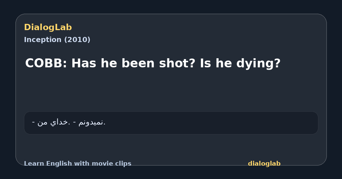 Share card for COBB: Has he been shot? Is he dying?