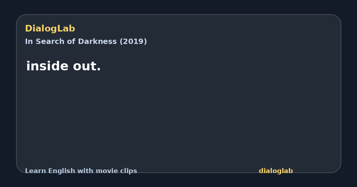 Share card for inside out.