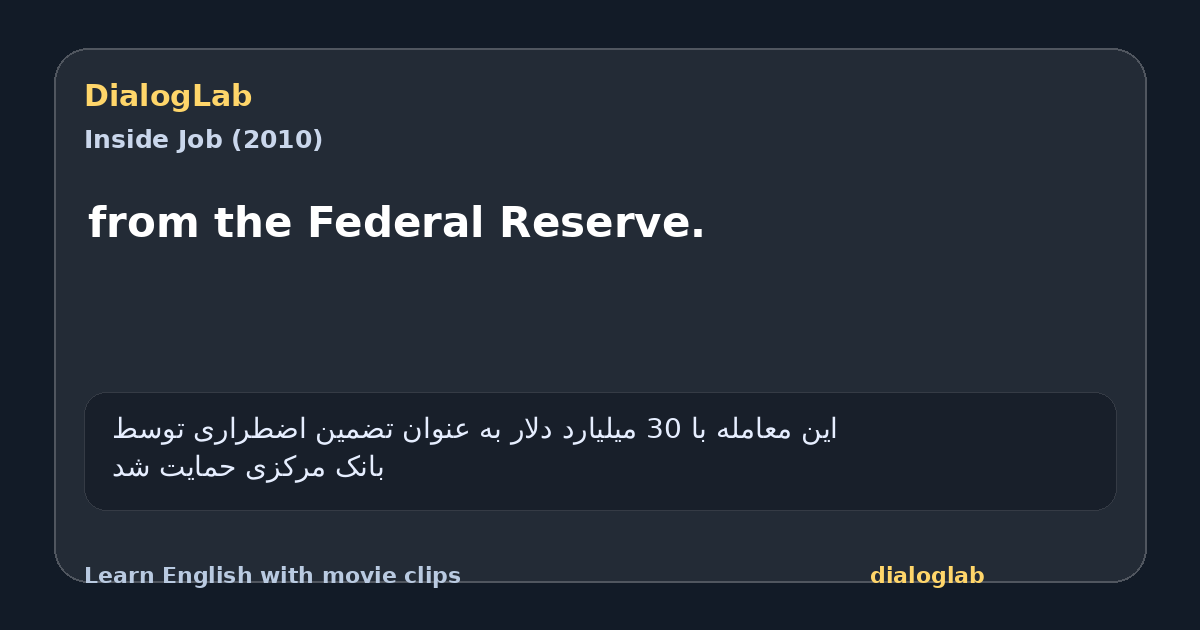 Share card for from the Federal Reserve.